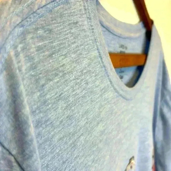 Gap Lived-In Cotton T-Shirt Men's Large Blue Soft Summer Hike Outdoors Camping - Picture 3 of 6